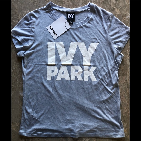 ❌ SOLD ❌ NWT Ivy Park Blue Graphic Logo Tee - Picture 2 of 6